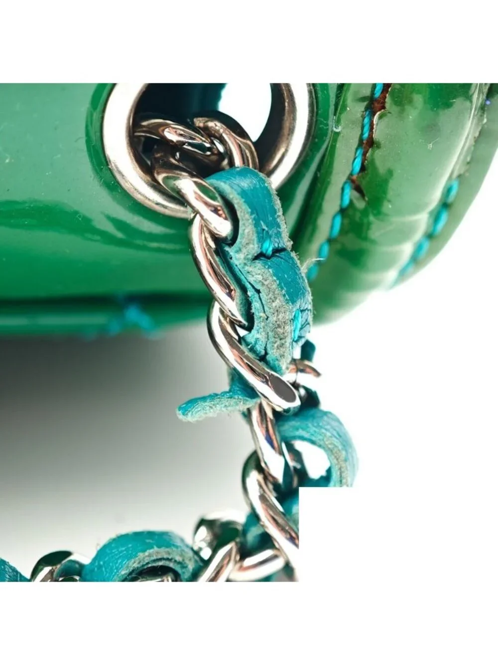 Chanel Patent Leather Shoulder Bag Chain